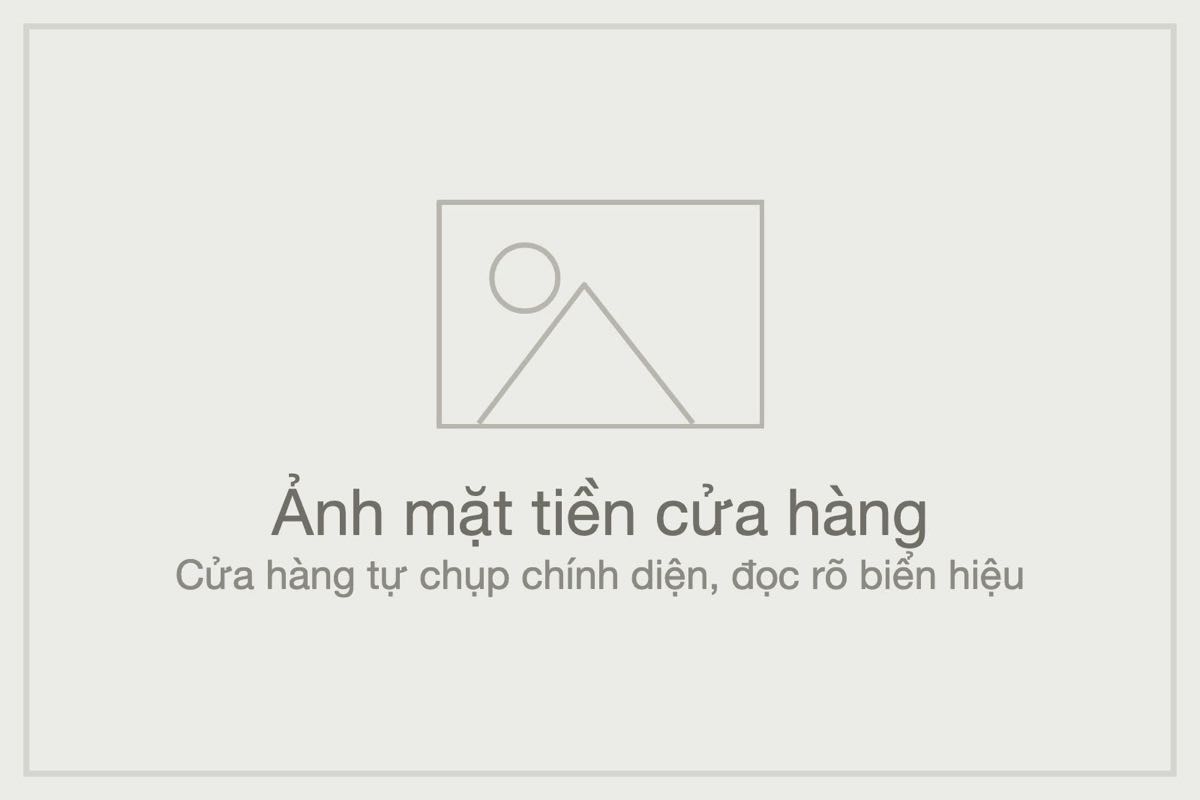 Chỗ đặt ảnh mặt tiền cửa hàng